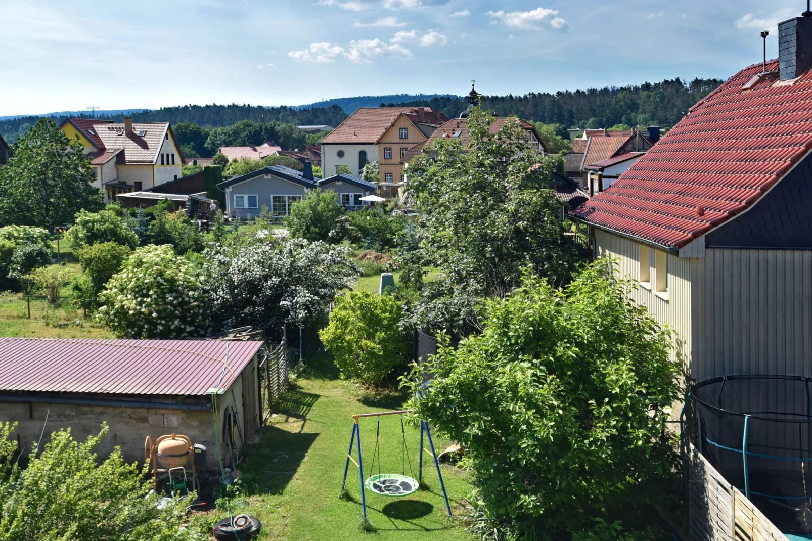 Zur Teufelsmauer-Uitzicht zomer