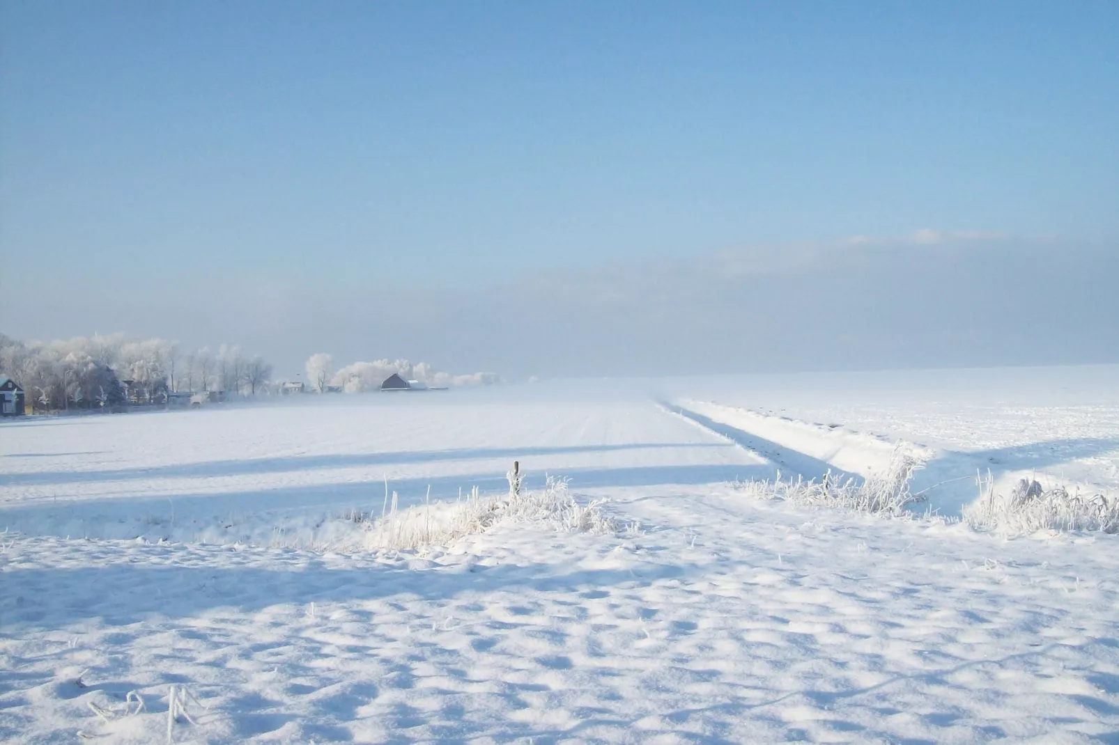 De Vakantie boerderij-Gebied winter 1km