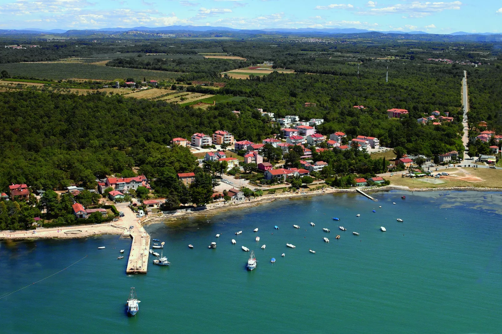 Villa Amaris-Gebieden zomer 1km