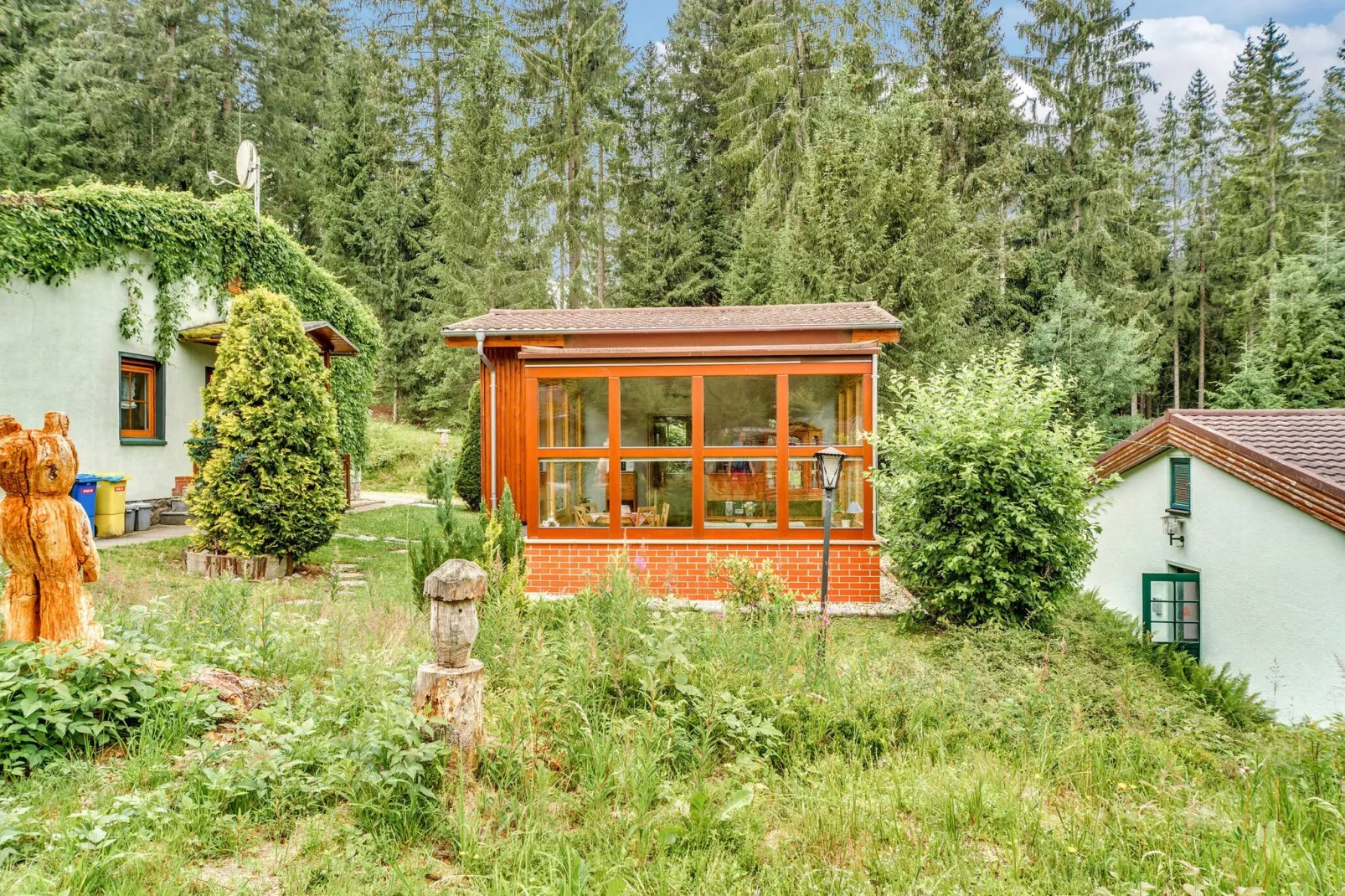 Im Erzgebirge-Tuinen zomer