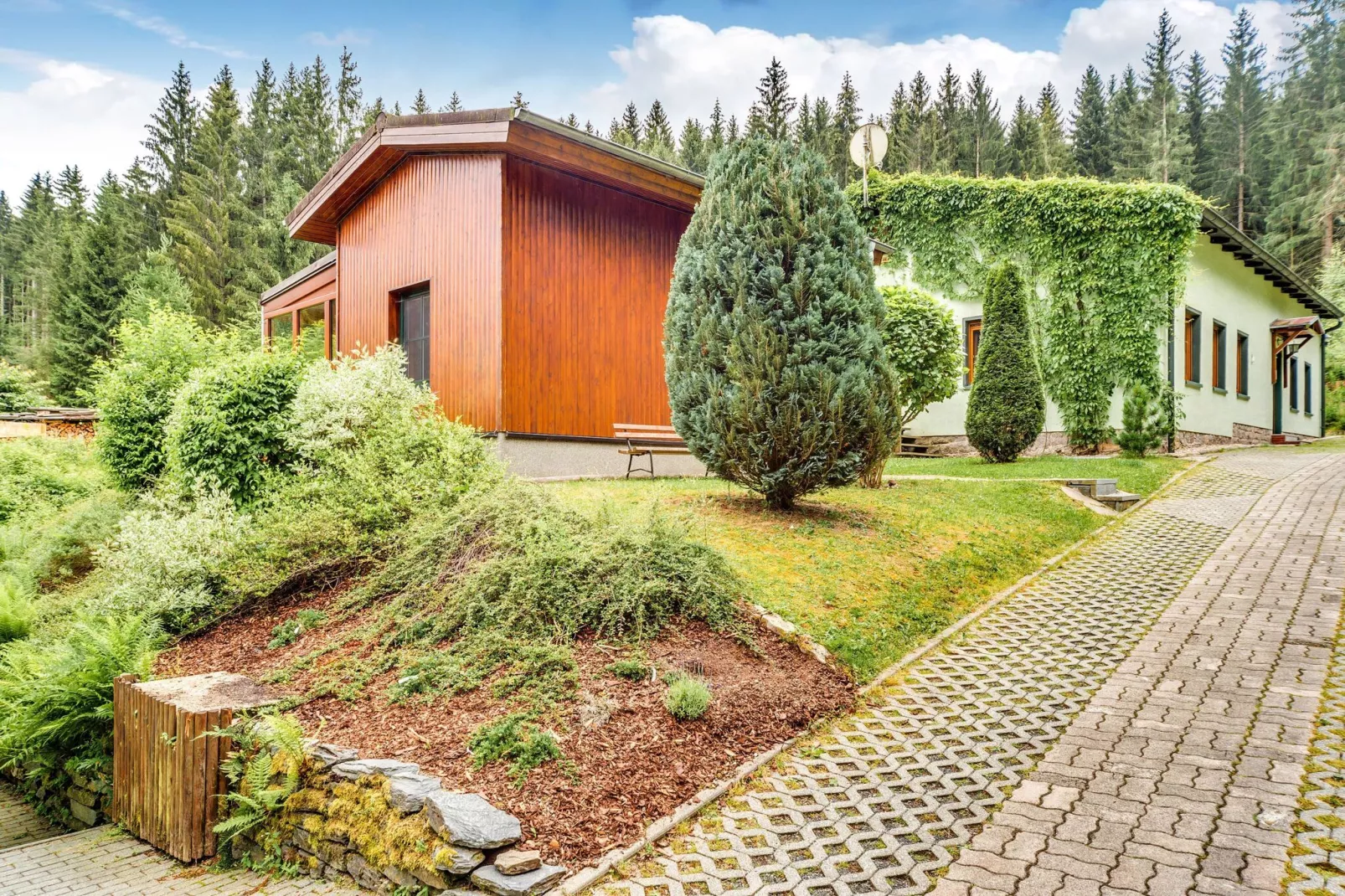 Im Erzgebirge-Tuinen zomer