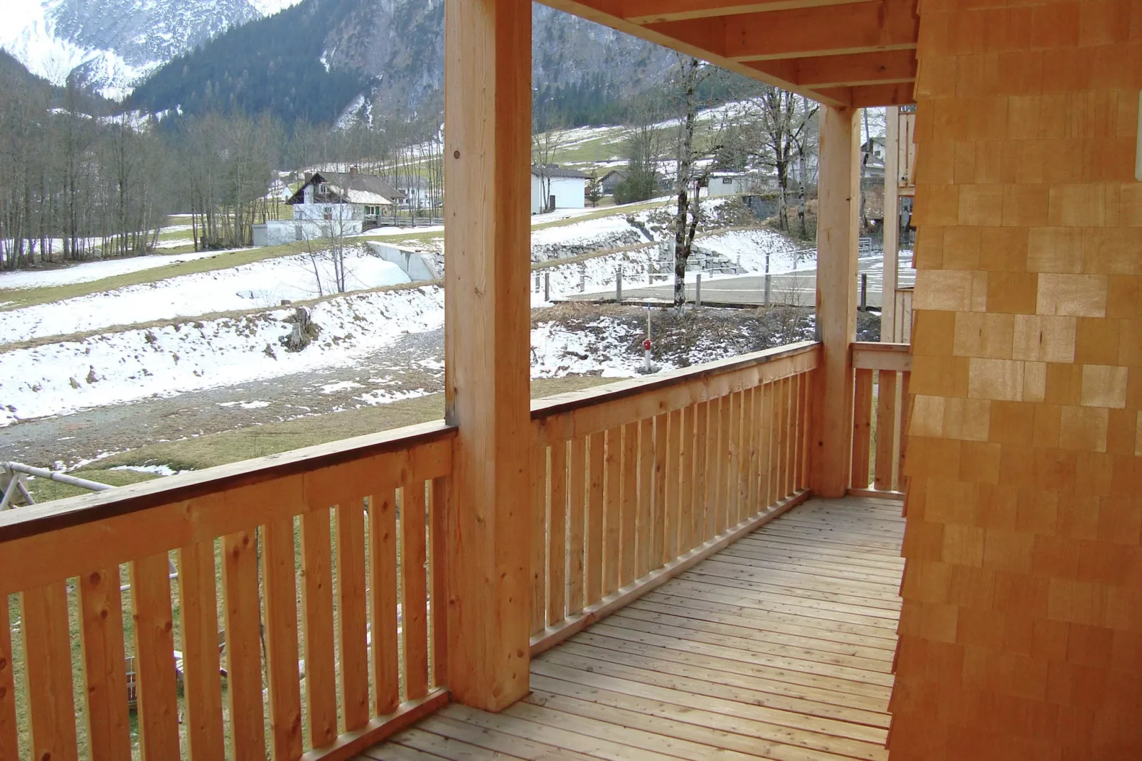 Mountain Lodge Brand-Terrasbalkon