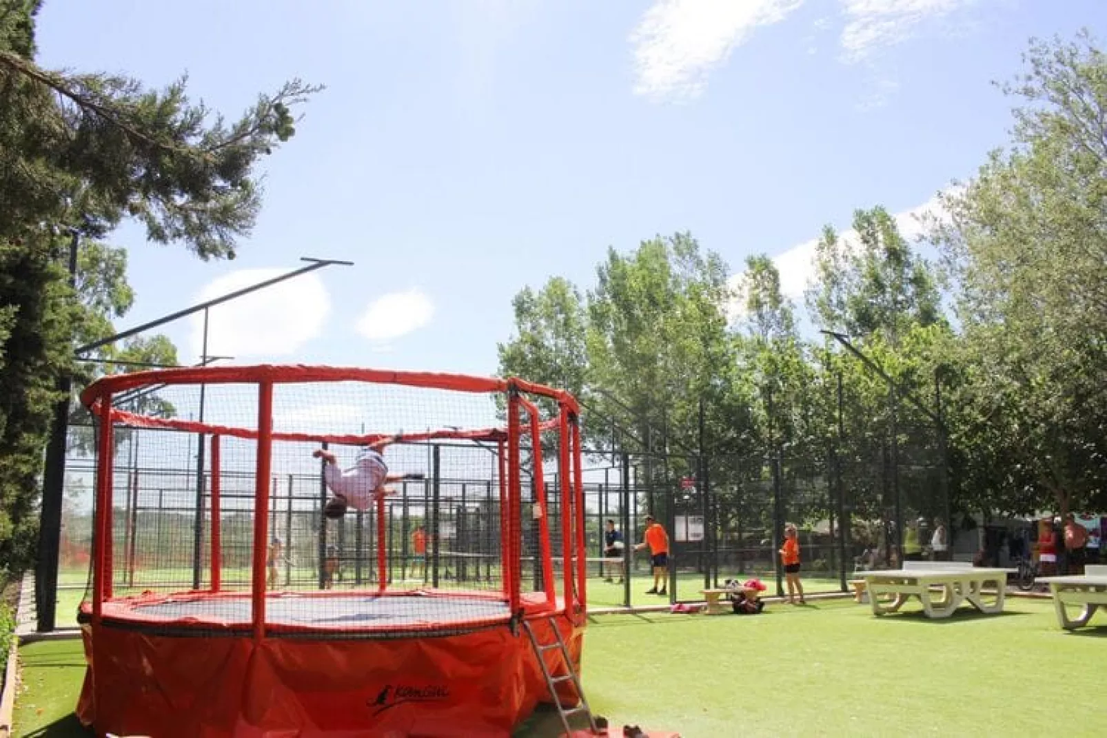 Camping L'Air Marin Vias-Plage  Mobilhome CANCUN-Parkfaciliteiten