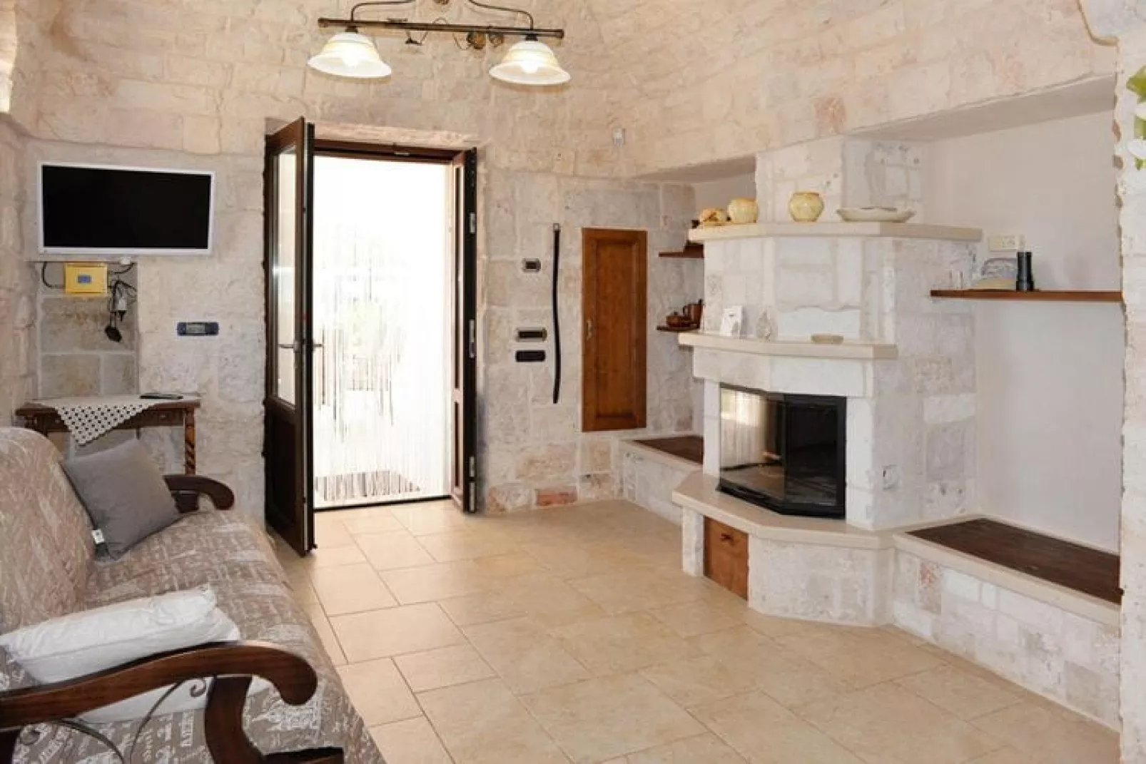 Country house Ostuni-Villa Chiaretta-Woonkamer