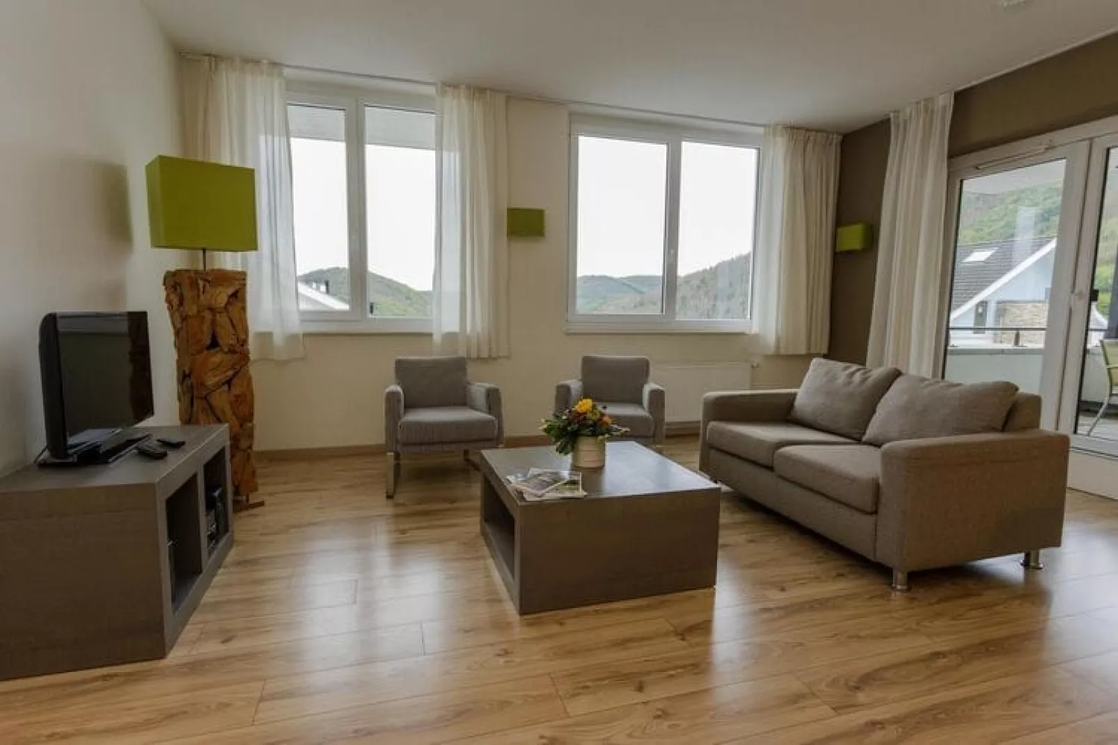 Appartement Ammersee Comfort, Eifeler Tor-Woonkamer