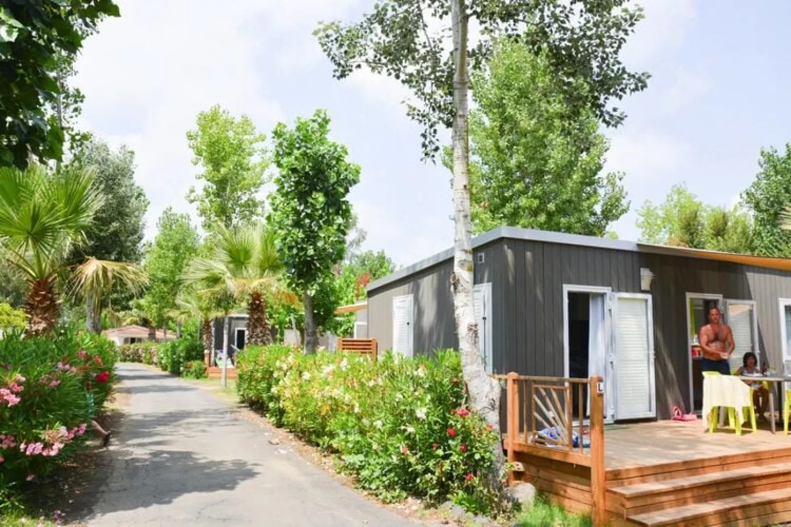 Camping L'Air Marin Vias-Plage  Mobilhome Acapulco 2CH-Niet-getagd
