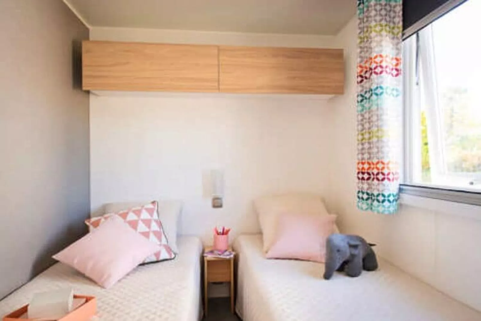 Camping L'Air Marin Vias-Plage  Mobilhome Acapulco 2CH-Slaapkamer