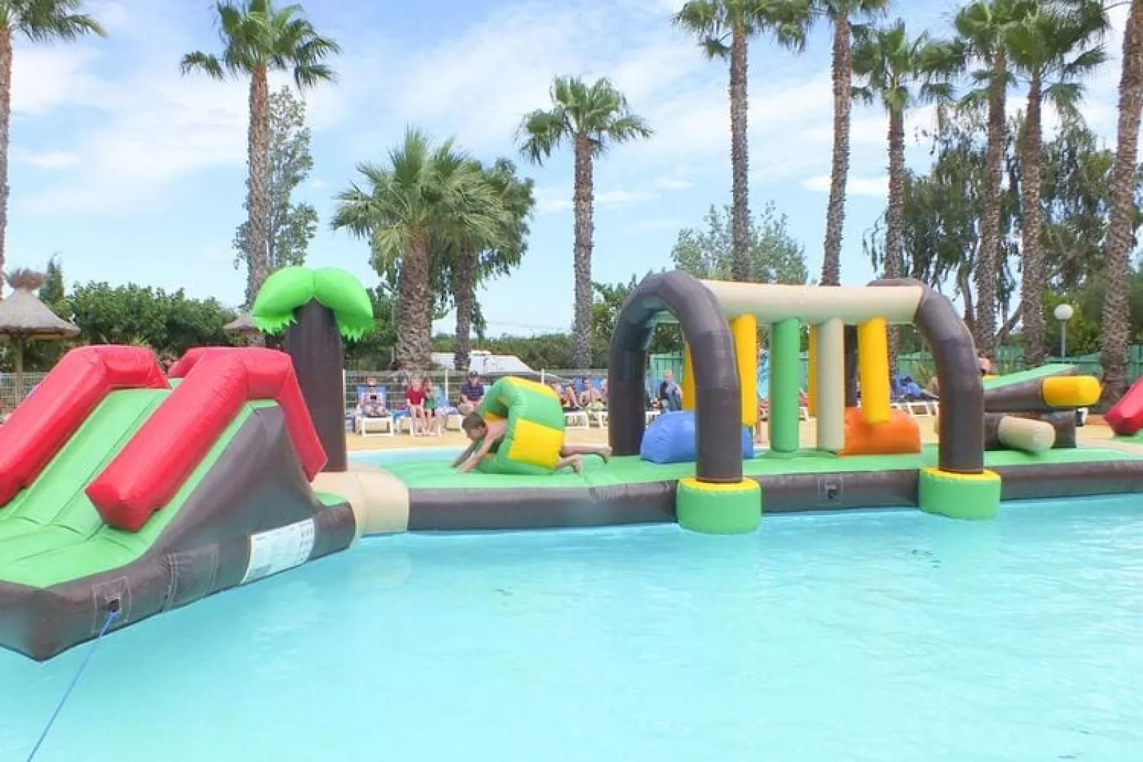Camping L'Air Marin Vias-Plage  Mobilhome Acapulco 2CH-Zwembad
