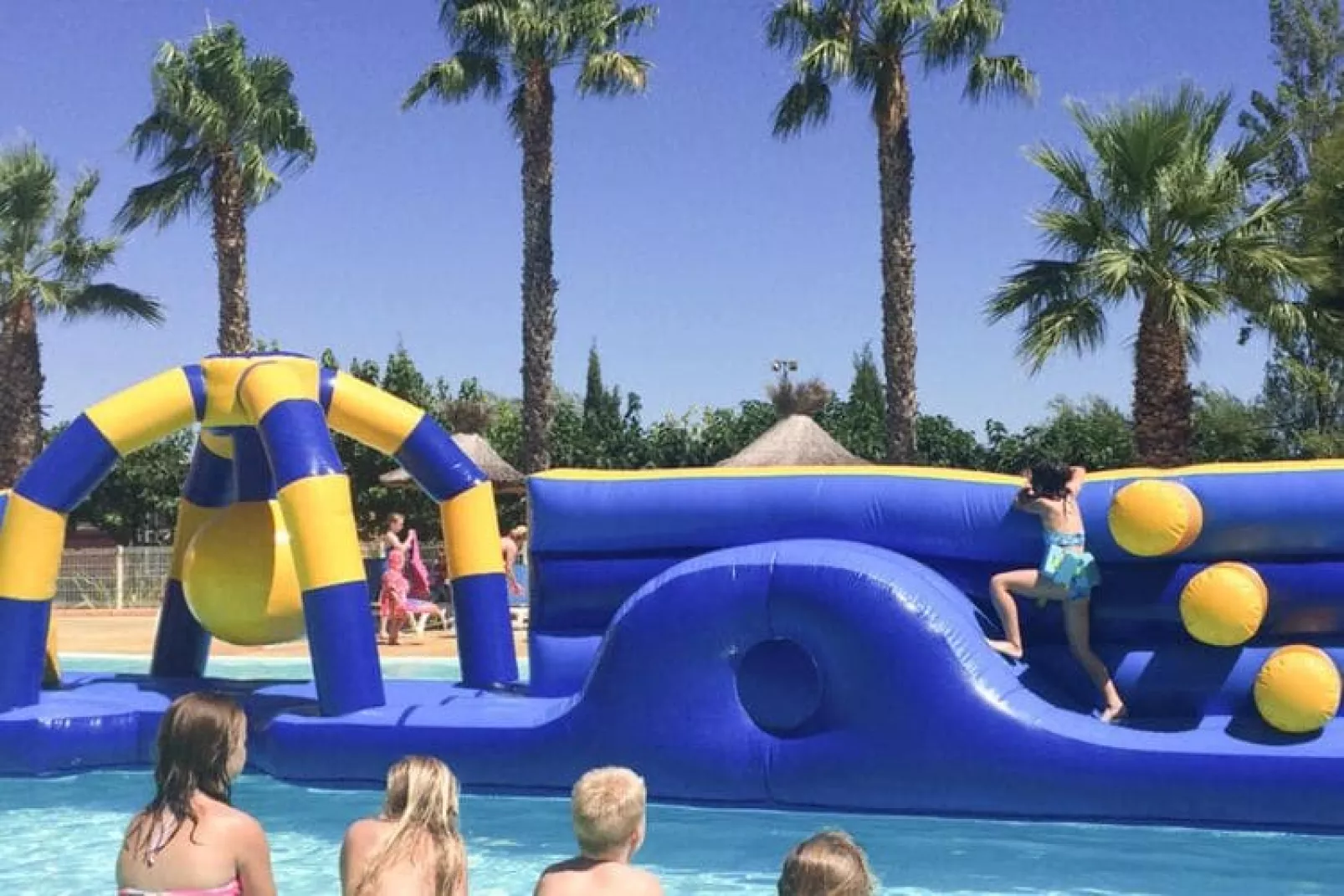 Camping L'Air Marin Vias-Plage  Mobilhome Acapulco 2CH-Zwembad