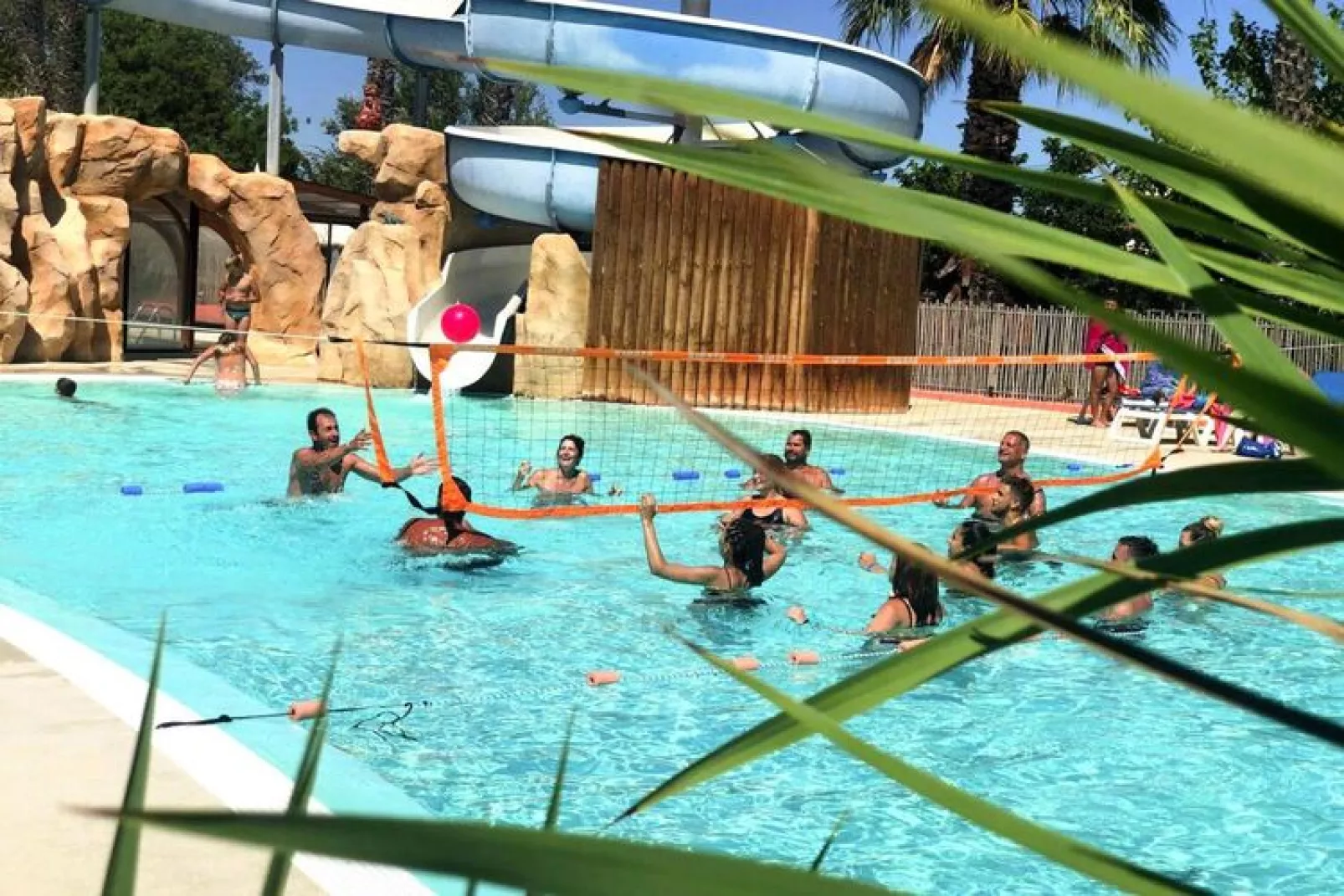 Camping L'Air Marin Vias-Plage  Mobilhome Acapulco 2CH-Zwembad