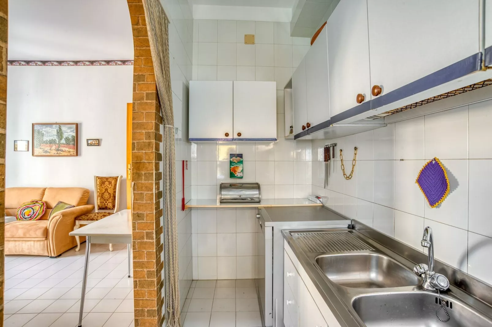 Ferienwohnung Santa Caterina Villarmosa-Keuken