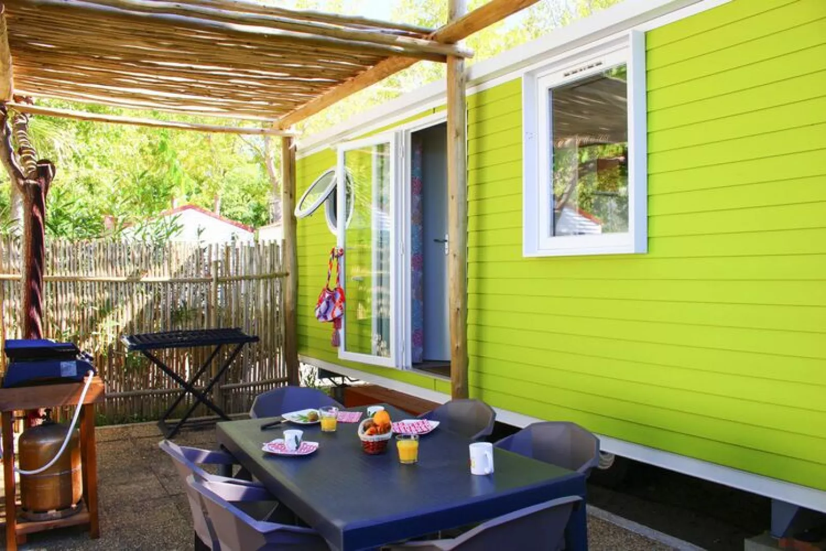Camping L'Air Marin Vias-Plage  Mobilhome ACAPULCO 3CH-Niet-getagd