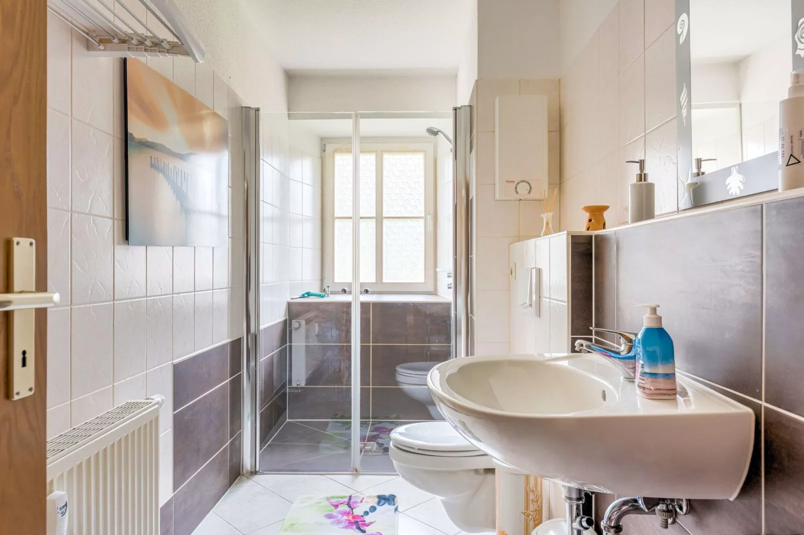 Ferienwohnung an der Talsperre Rauschenbach-Badkamer