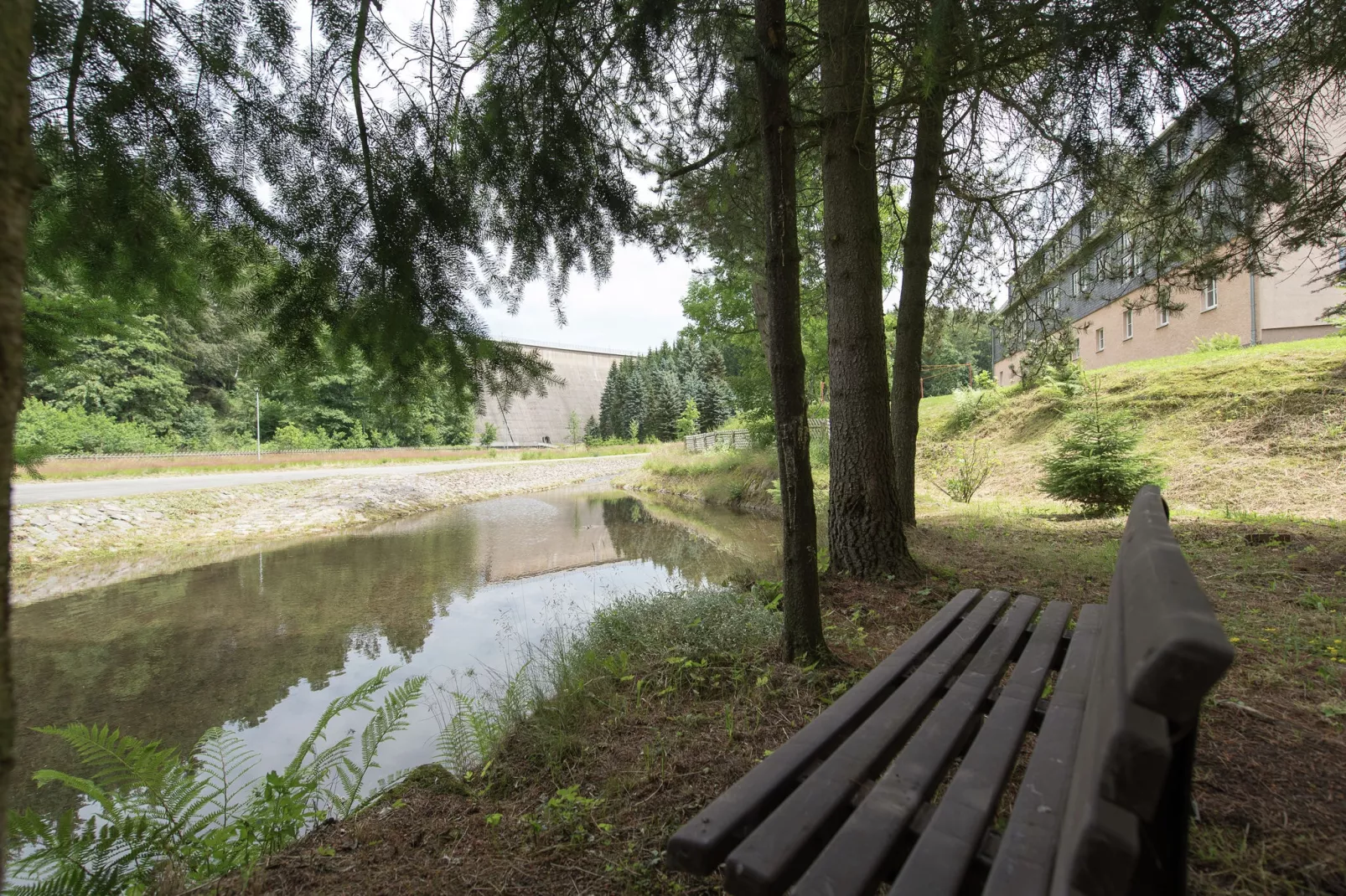 Ferienwohnung an der Talsperre Rauschenbach-Gebieden zomer 1km