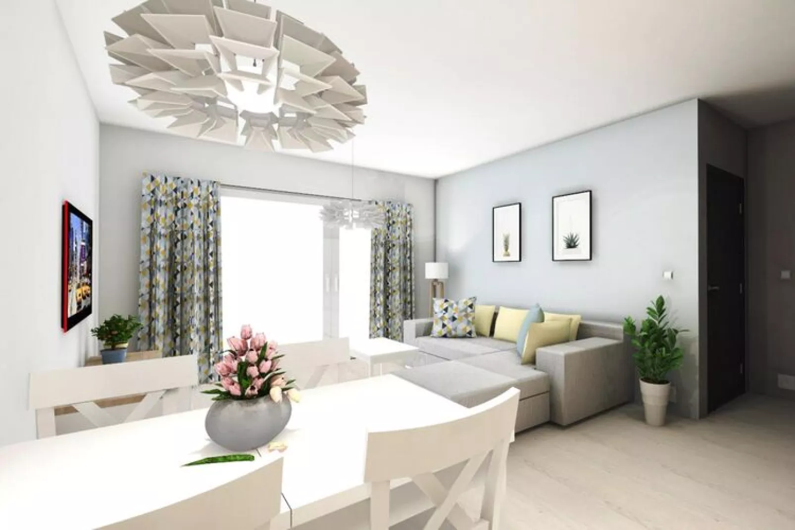 Apartamenty przy Nadmorskiej 106 42m2 Grzybowo-Eetkamer