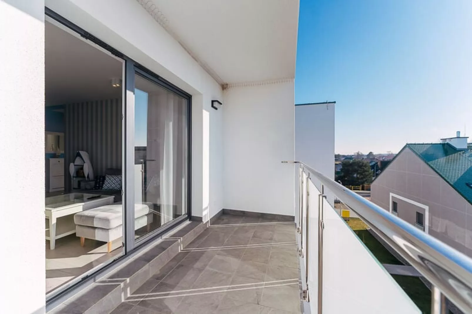 Apartamenty przy Nadmorskiej 106 42m2 Grzybowo-Terrasbalkon