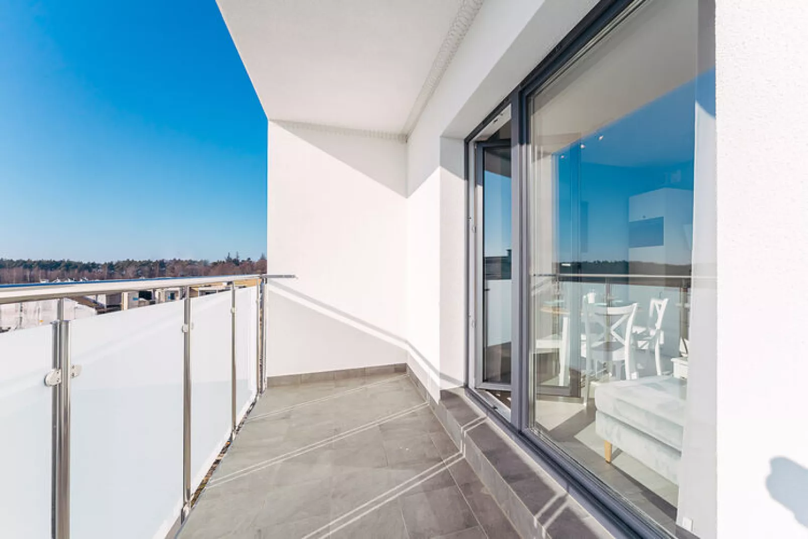 Apartamenty przy Nadmorskiej 106 42m2 Grzybowo-Terrasbalkon