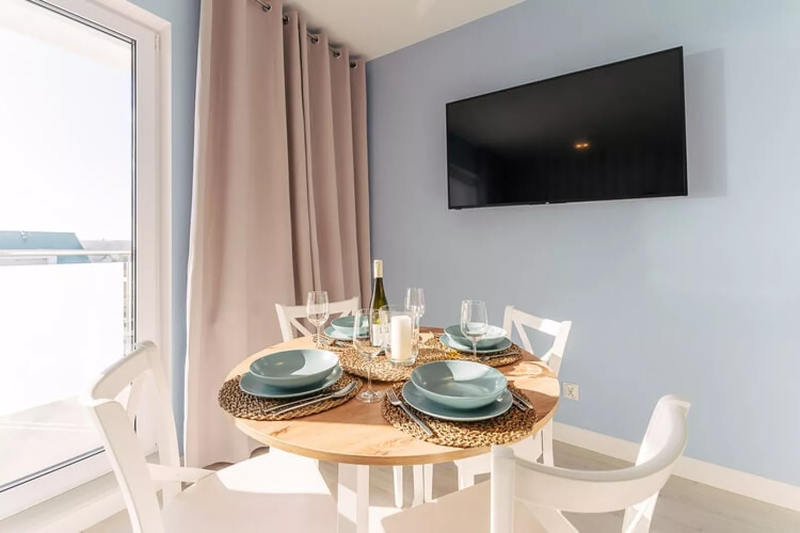 Apartamenty przy Nadmorskiej 104 42m2 Grzybowo-Terrasbalkon