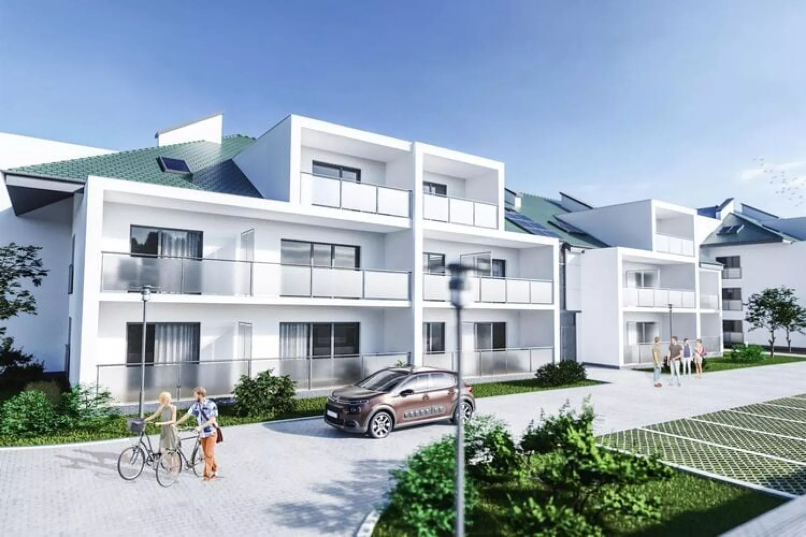 Apartamenty przy Nadmorskiej 104 42m2 Grzybowo-Buitenkant zomer