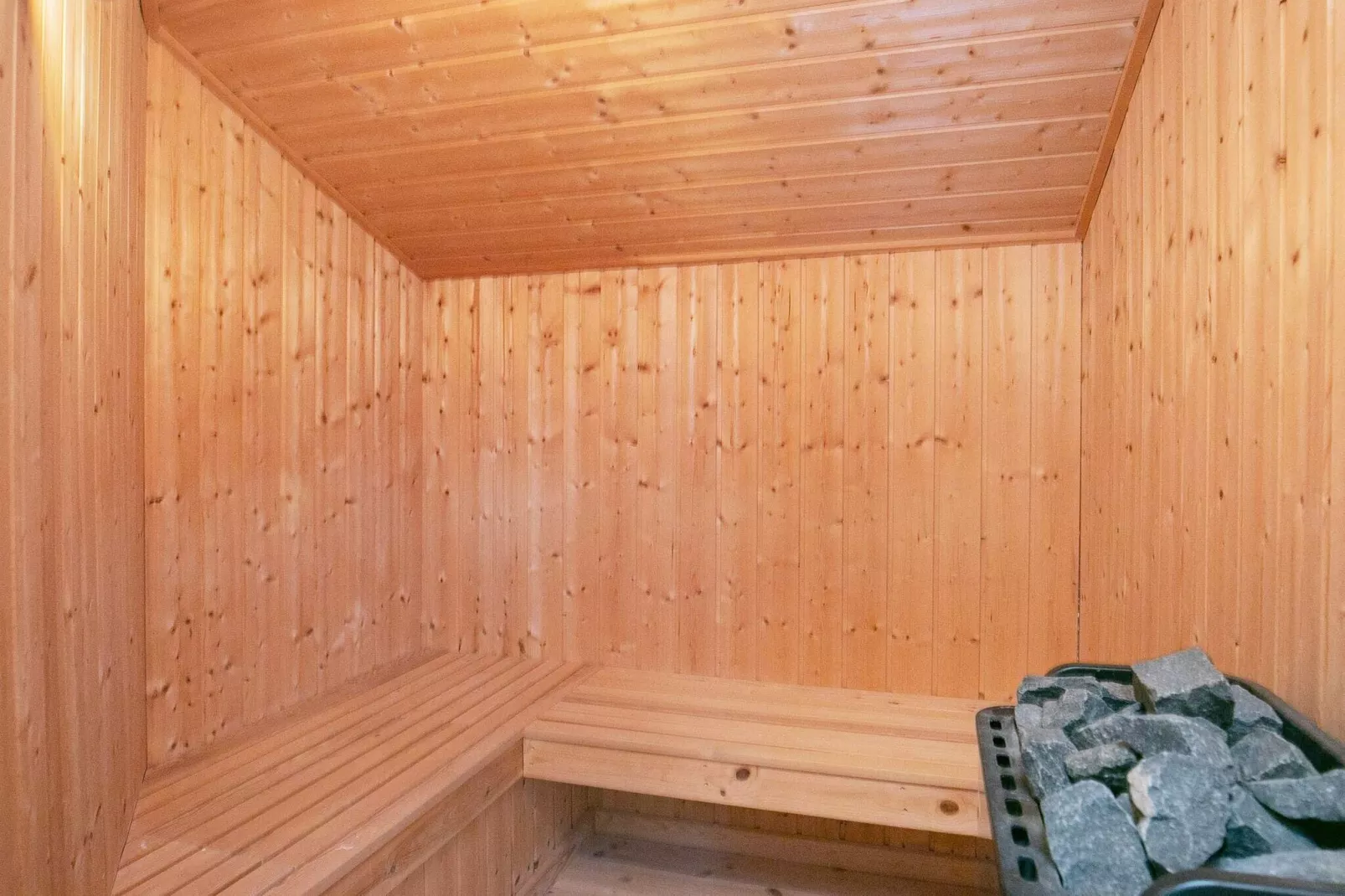 Heerlijk vakantiehuis in Saltum met sauna en bubbelbad-Sauna