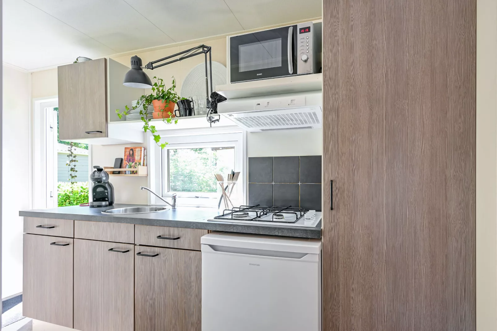 Chalet in hartje Veluwe-Keuken