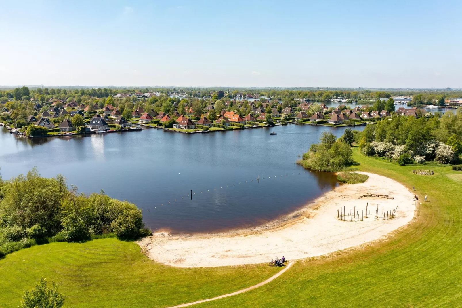 Buitenplaats It Wiid 1-Gebieden zomer 1km