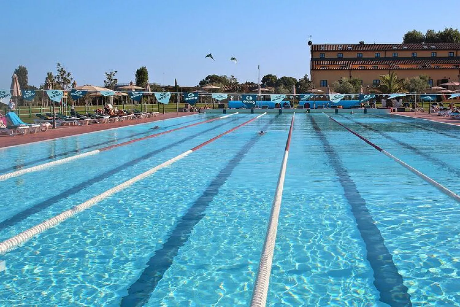 Ferienanlage Poggio all' Agnello Piombino Bilo 4 terrazza o balcone-Zwembad