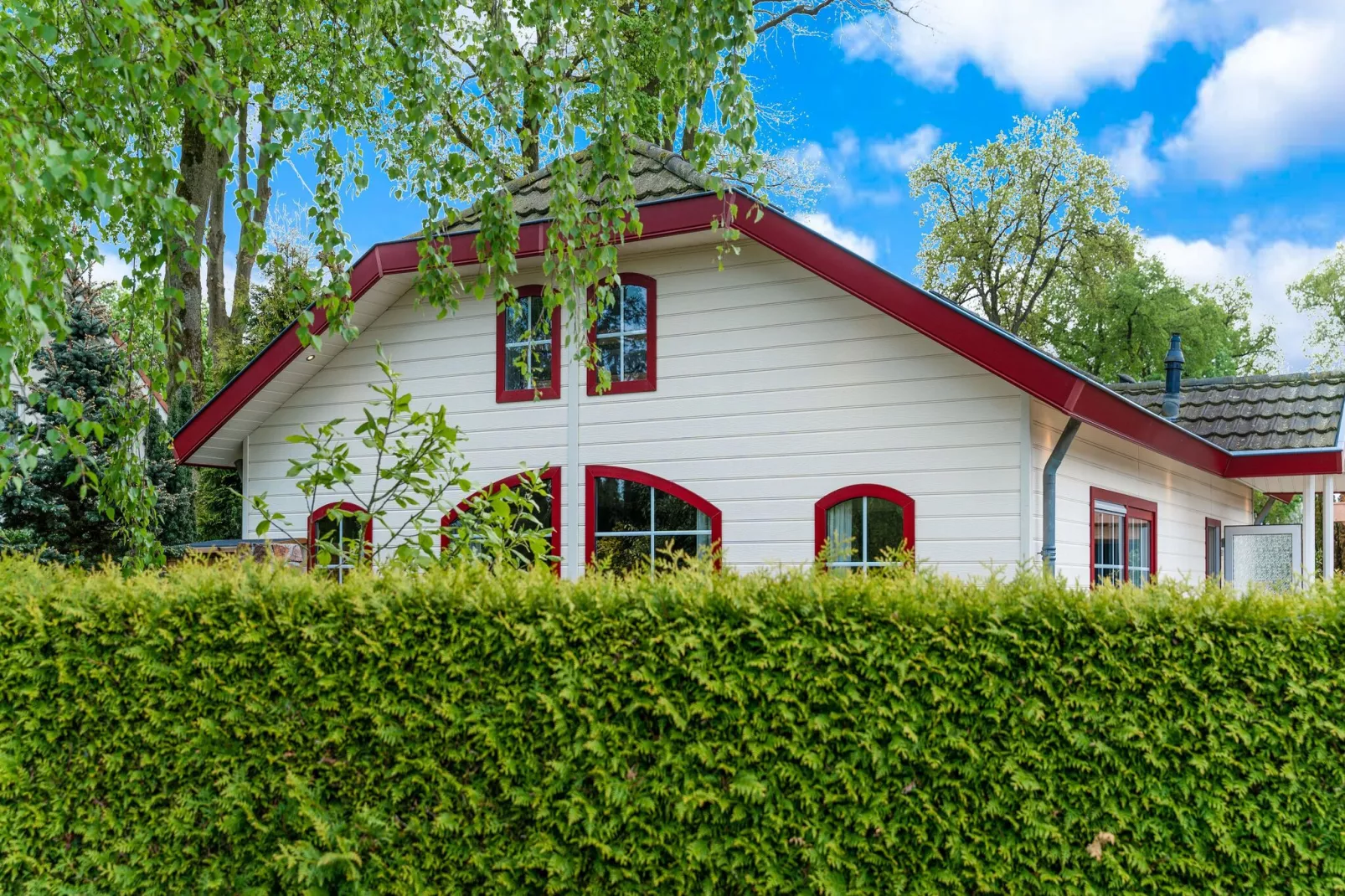 Chalet Kieftveen Voorthuizen 6 pax-Buitenkant zomer