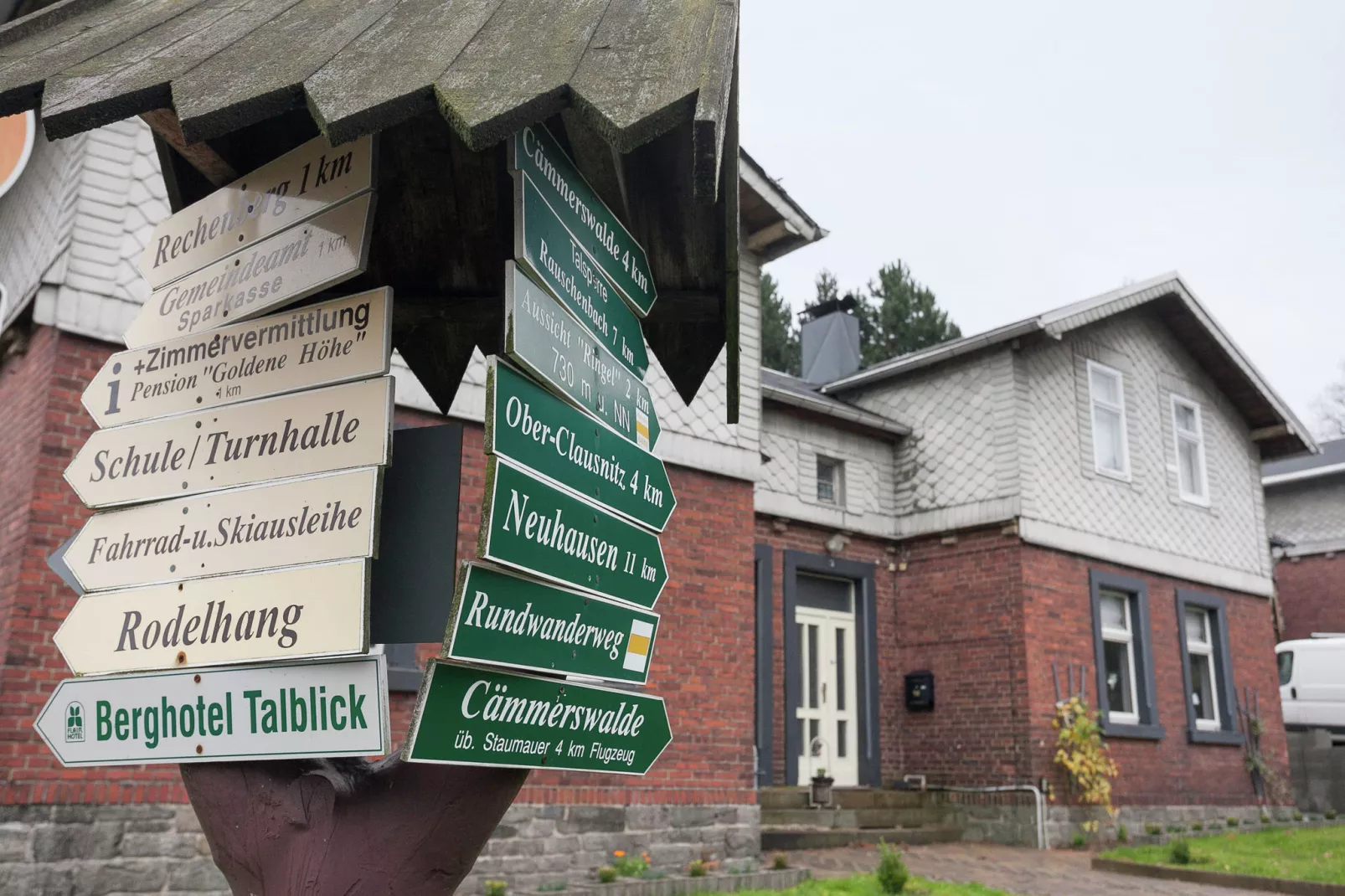 Ferienhaus Rechenberg Bienemuhle-Buitenkant zomer