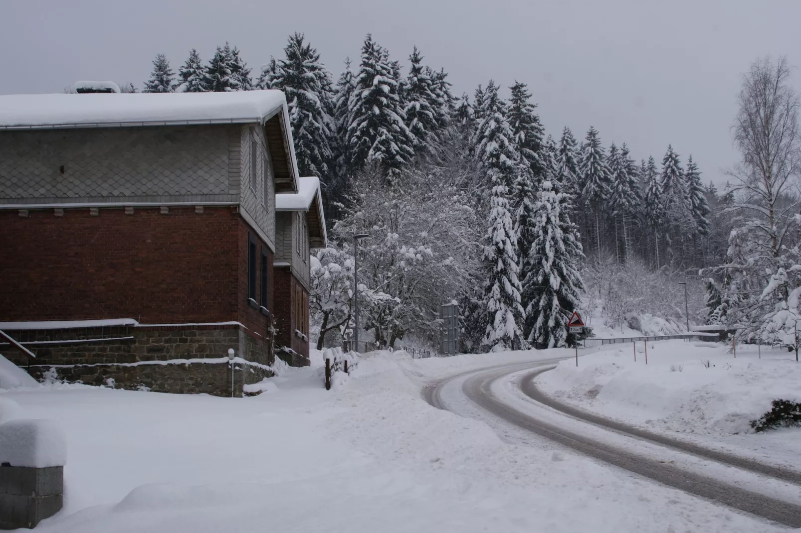 Ferienhaus Rechenberg Bienemuhle-Gebied winter 1km