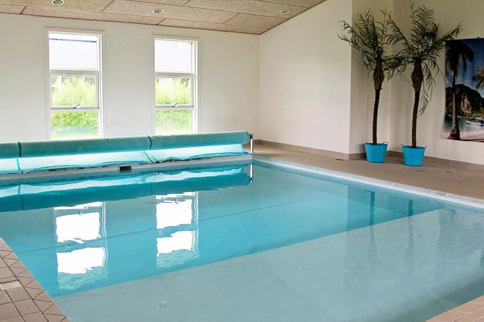 Fijn vakantiehuis in Jutland met bubbelbad-Zwembad