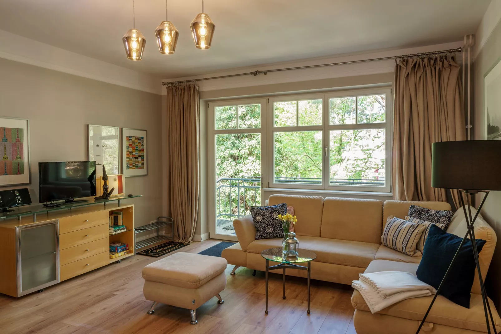 Wannsee I-Woonkamer