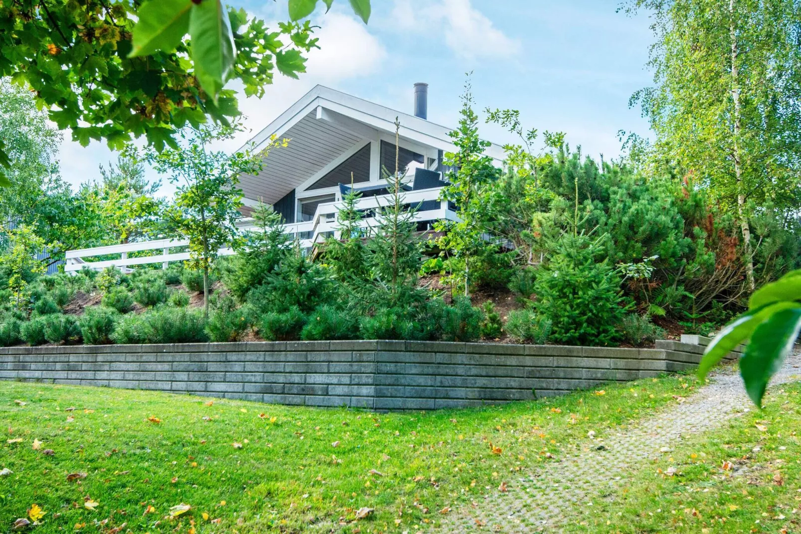 Ruim vakantiehuis in Ebeltoft met terras-Uitzicht