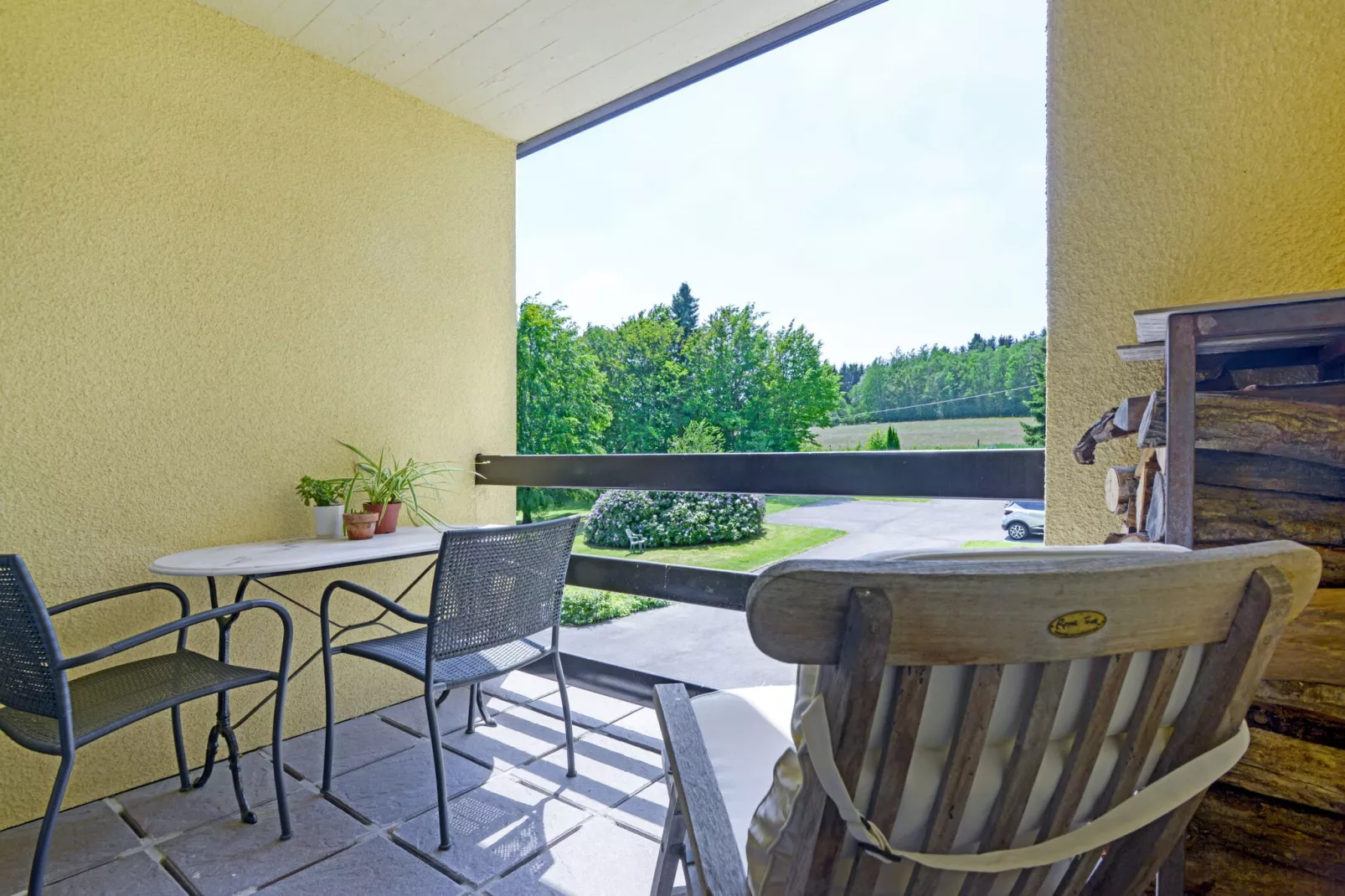 Charme des Chenets-Terrasbalkon