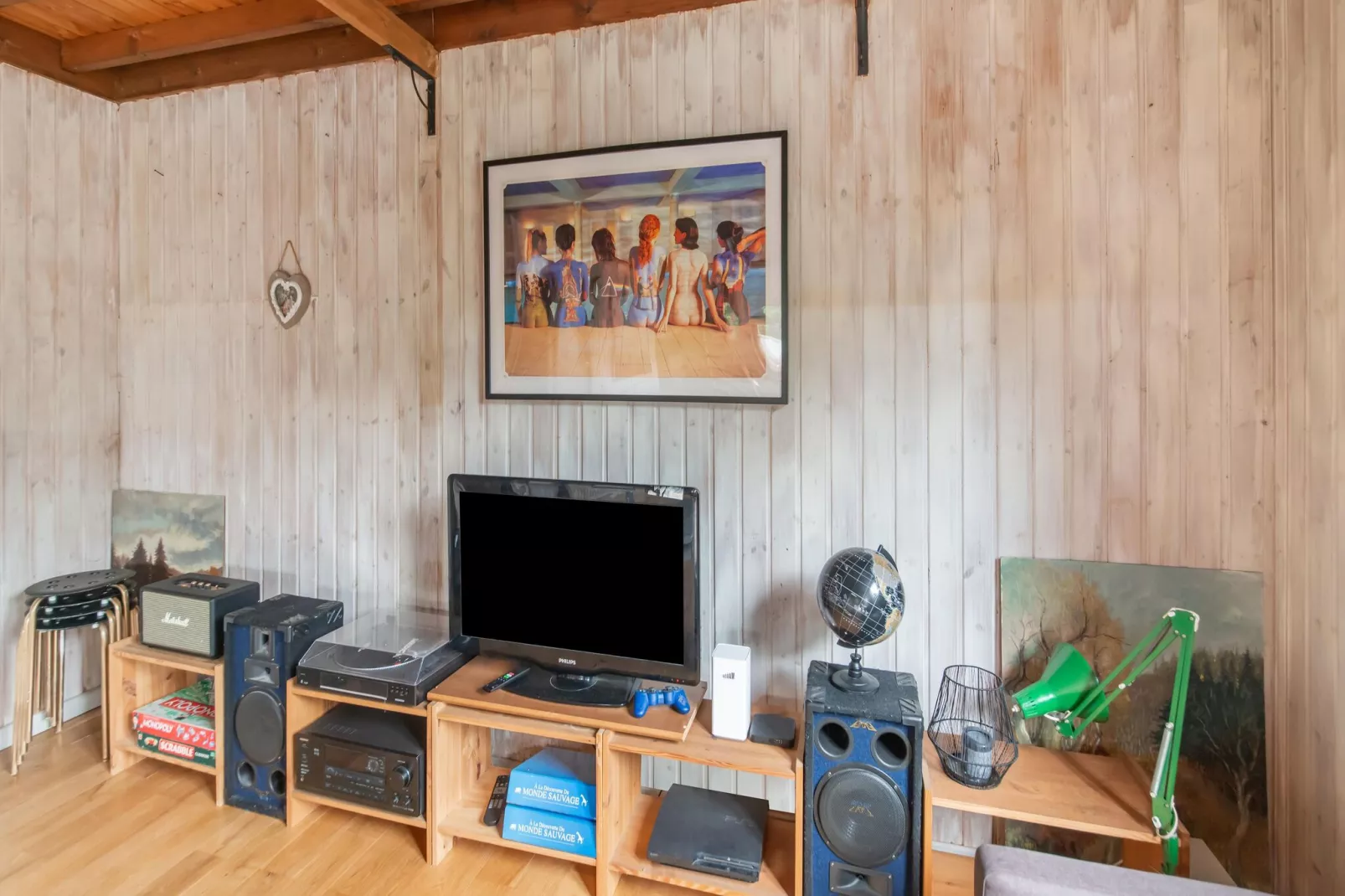 Charmante habitation pour 8 Adultes-Woonkamer