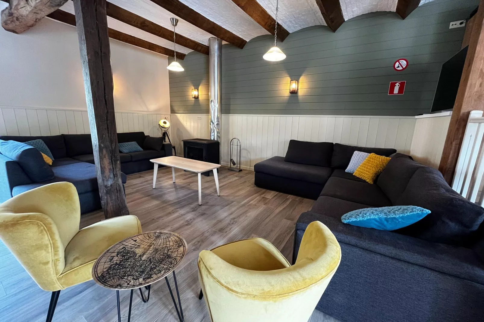 La Halte d'Ardennes-Woonkamer