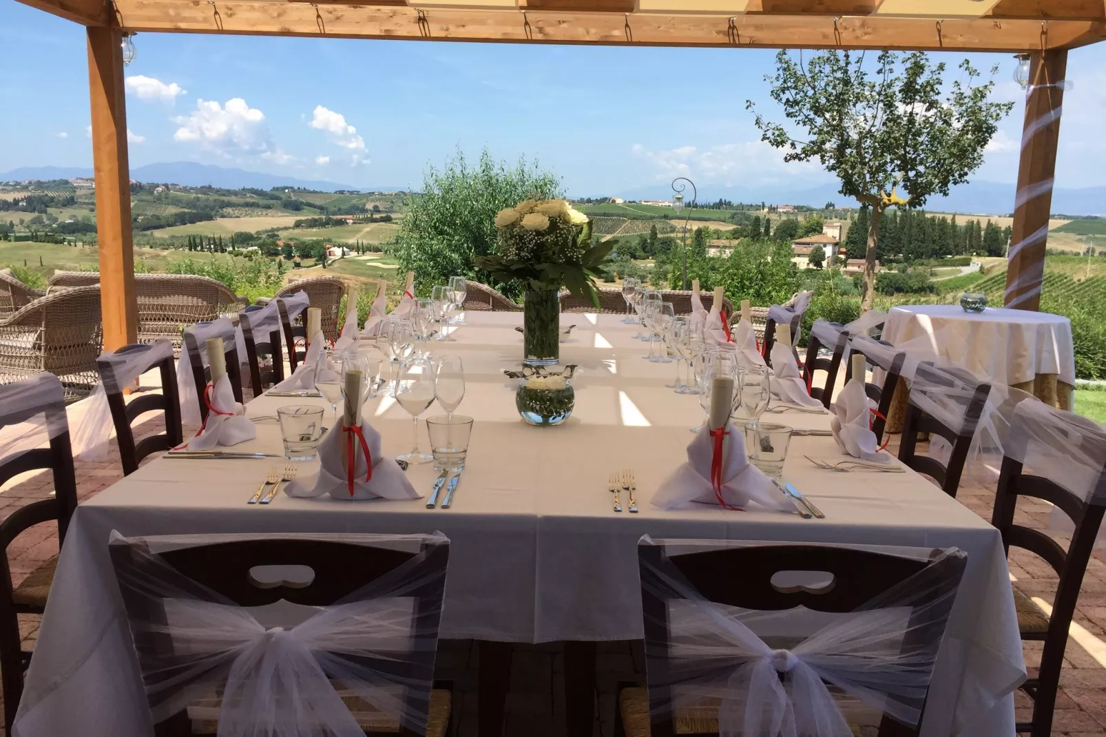 Schilderachtig vakantiehuis in Florence met zwembad-Terrasbalkon