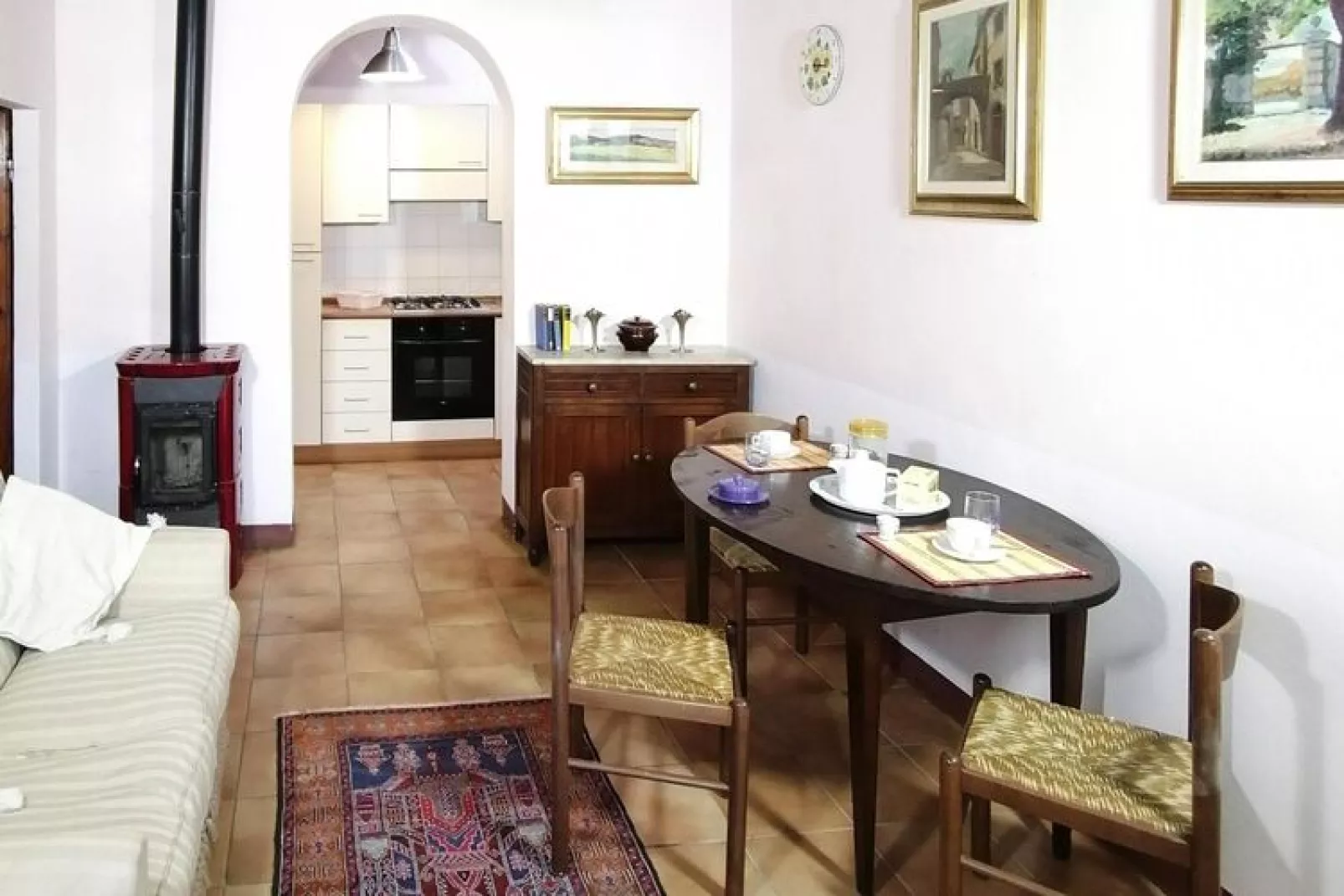 Residence Il Pero di Cetinale Sovicille Typ A 40 qm-Keuken