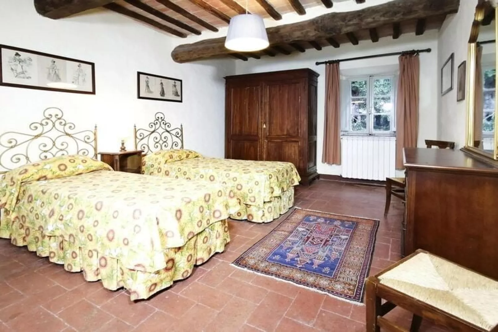 Residence Il Pero di Cetinale Sovicille Typ C 105 qm-Slaapkamer