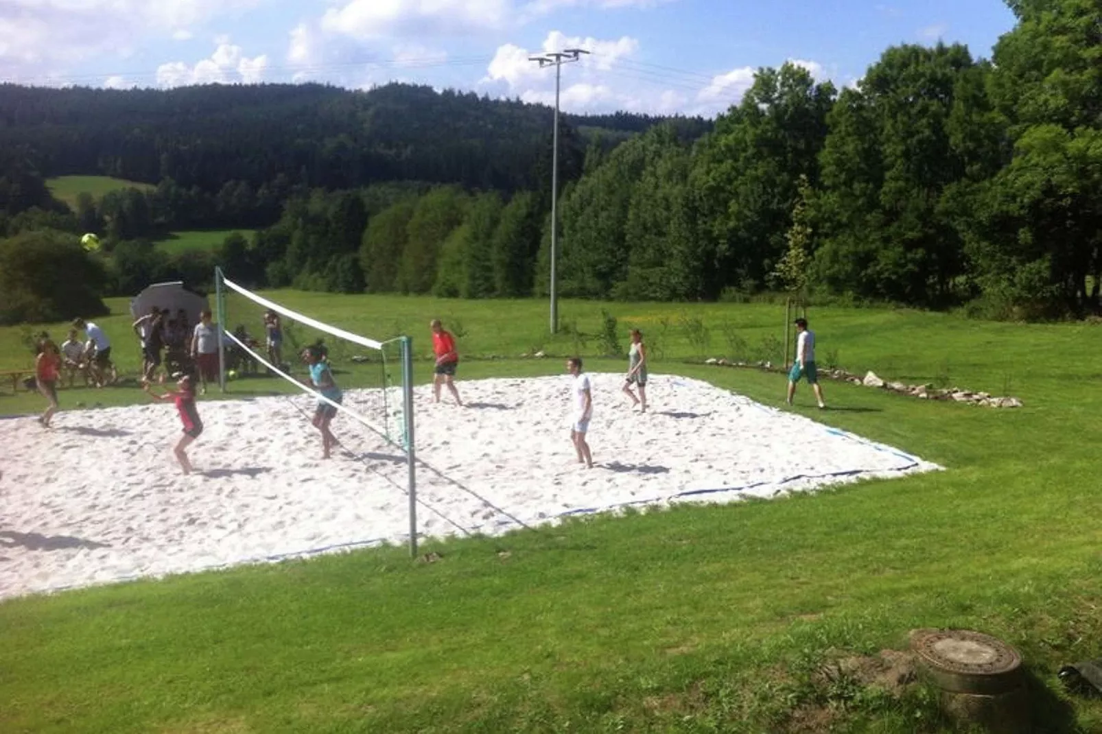 Am Hochfels-Gebieden zomer 1km