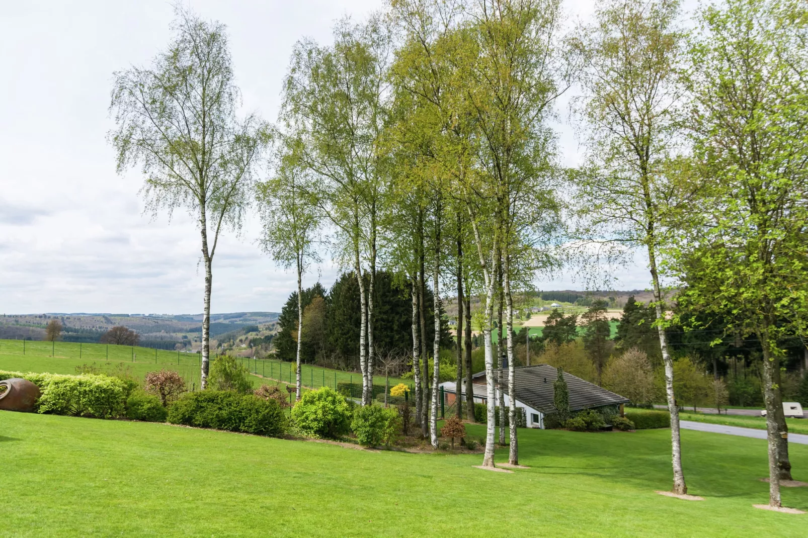 Chalet de la Vallée-Uitzicht zomer