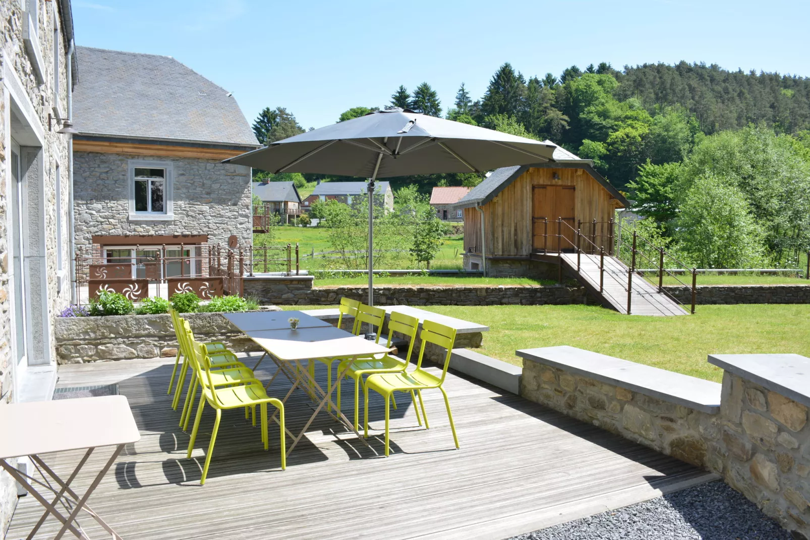 Gîte du Moulin-Terrasbalkon