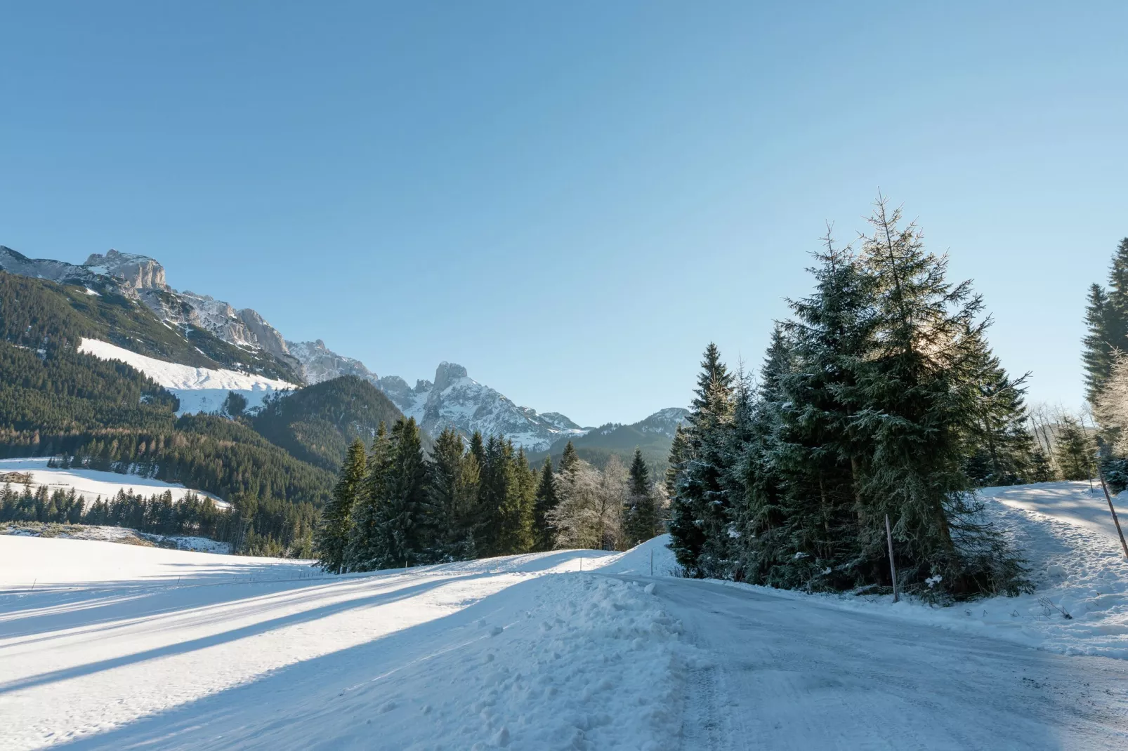 Alpendorf Dachstein West 3-Gebied winter 1km