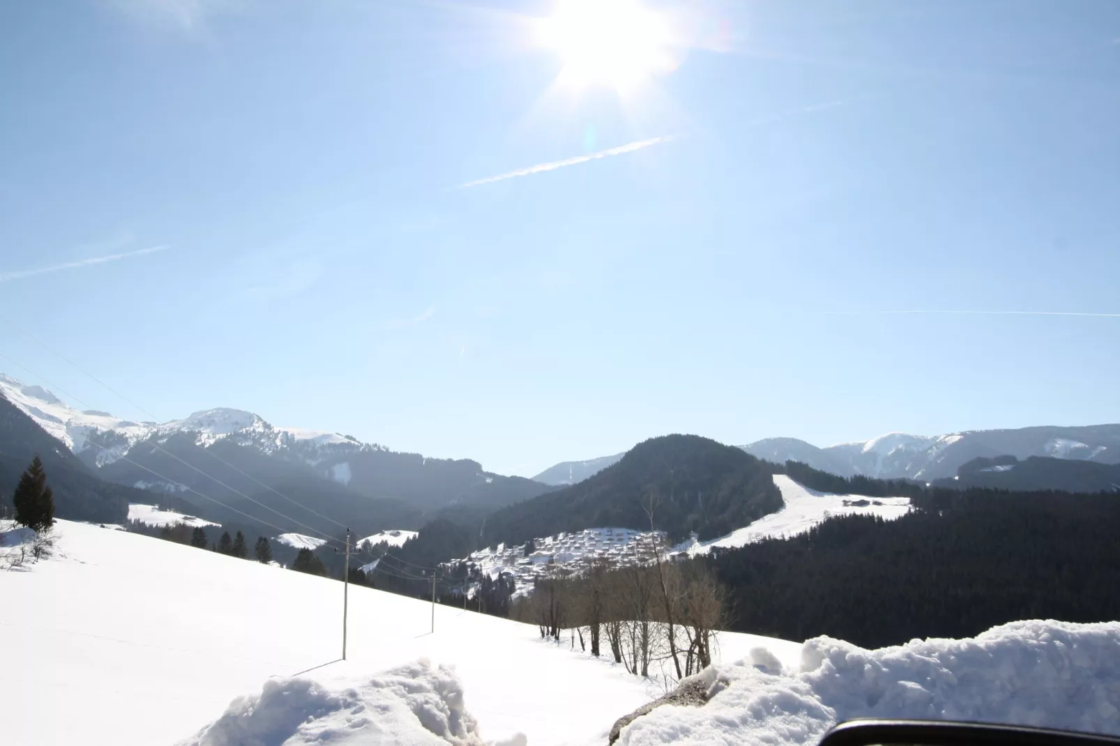 Annas Bergapartment-Gebied winter 1km