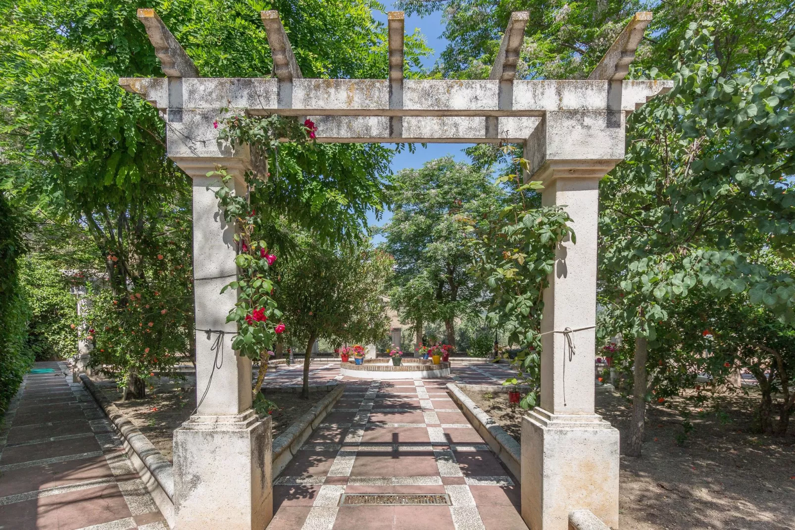 Cortijo La Mimbre-Tuinen zomer