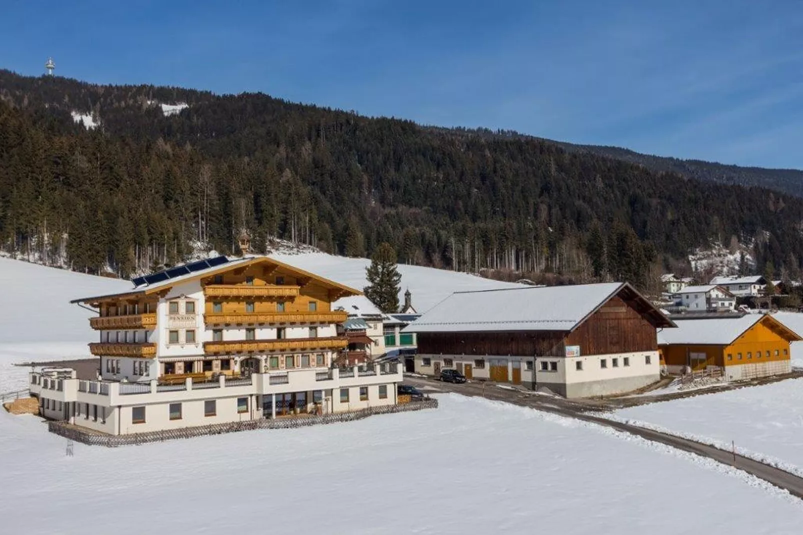 Hubergut - Ferienwohnung Anna-Exterieur winter