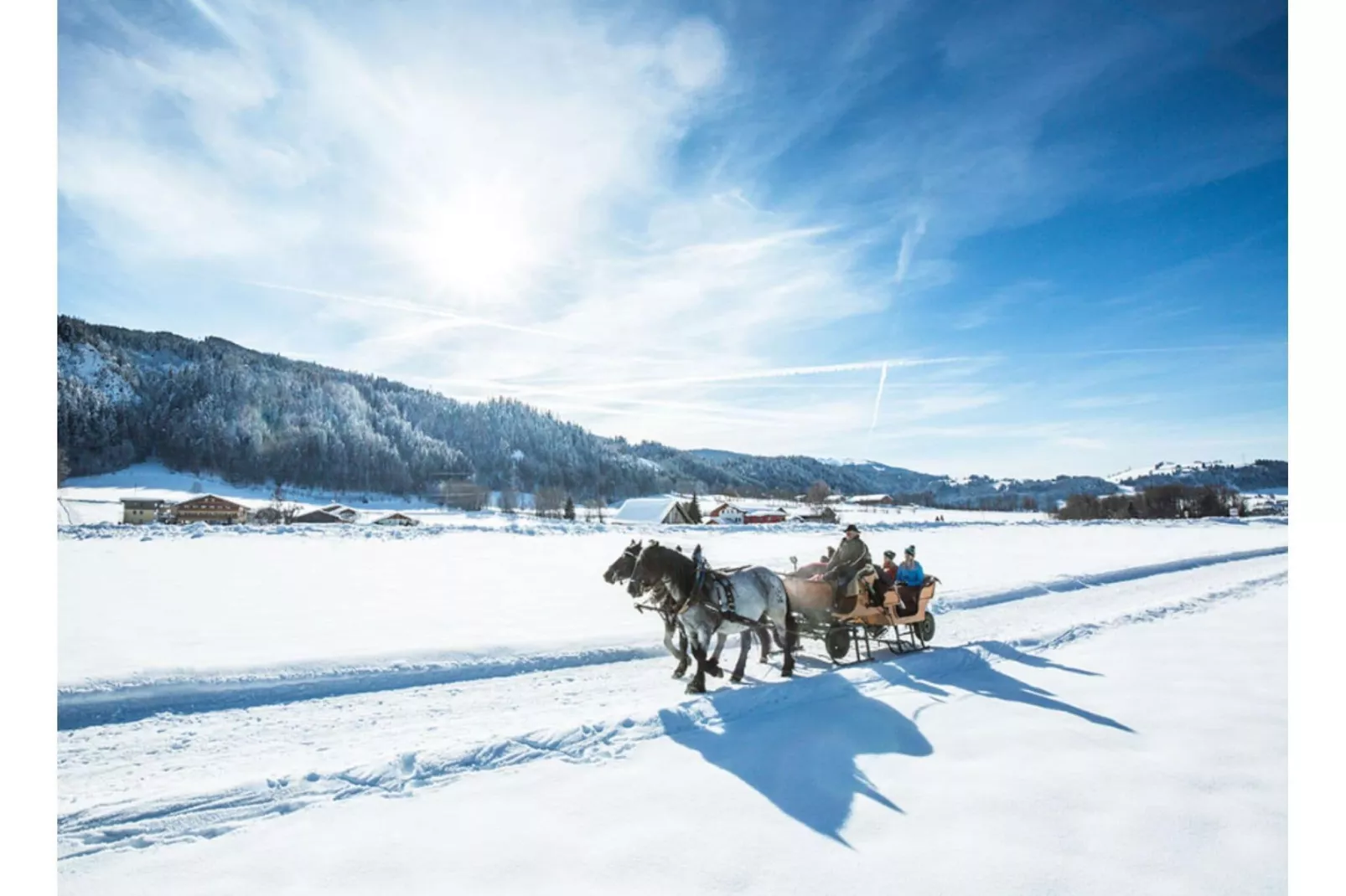 Hubergut - Ferienwohnung Anna-Gebied winter 1km