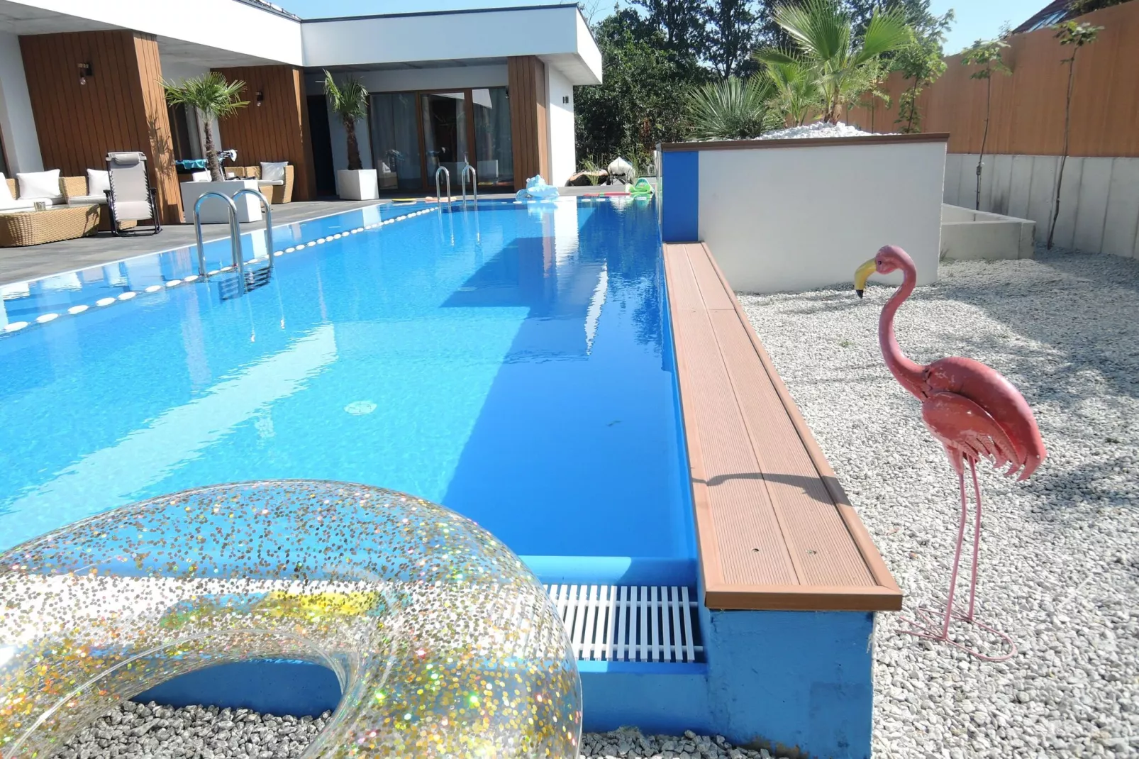 Dom z prywatym basenem i sauną  w Swinoujsciu dla 14 osób-Zwembad