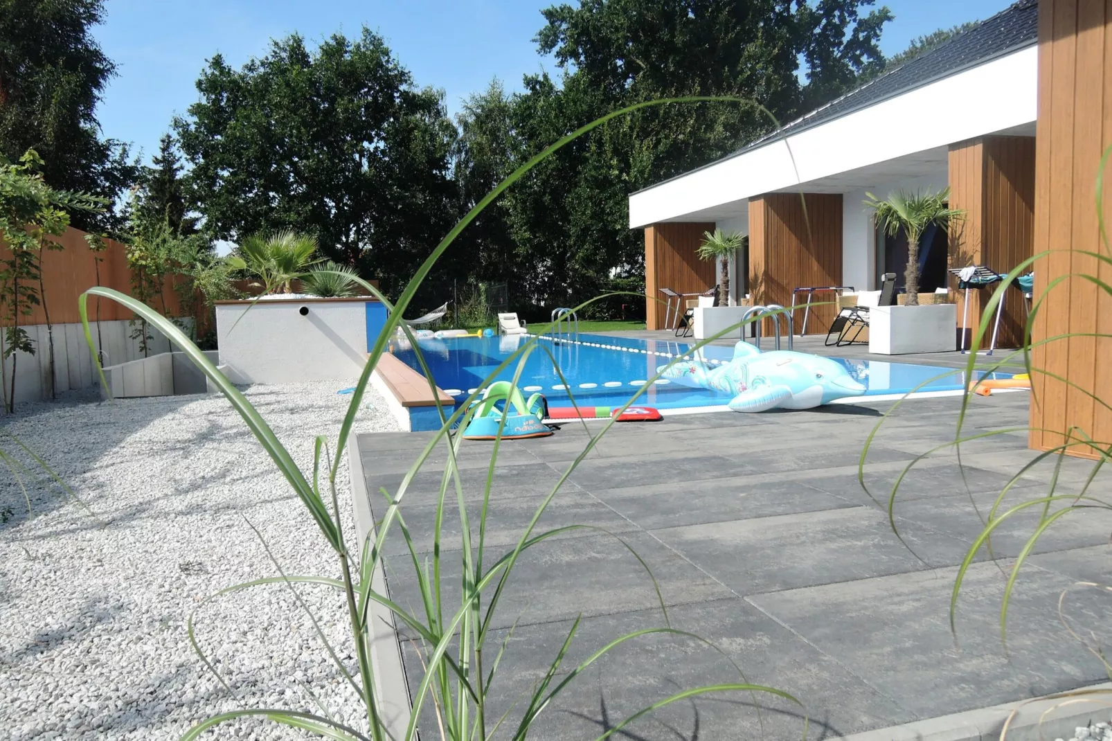 Dom z prywatym basenem i sauną  w Swinoujsciu dla 14 osób-Zwembad