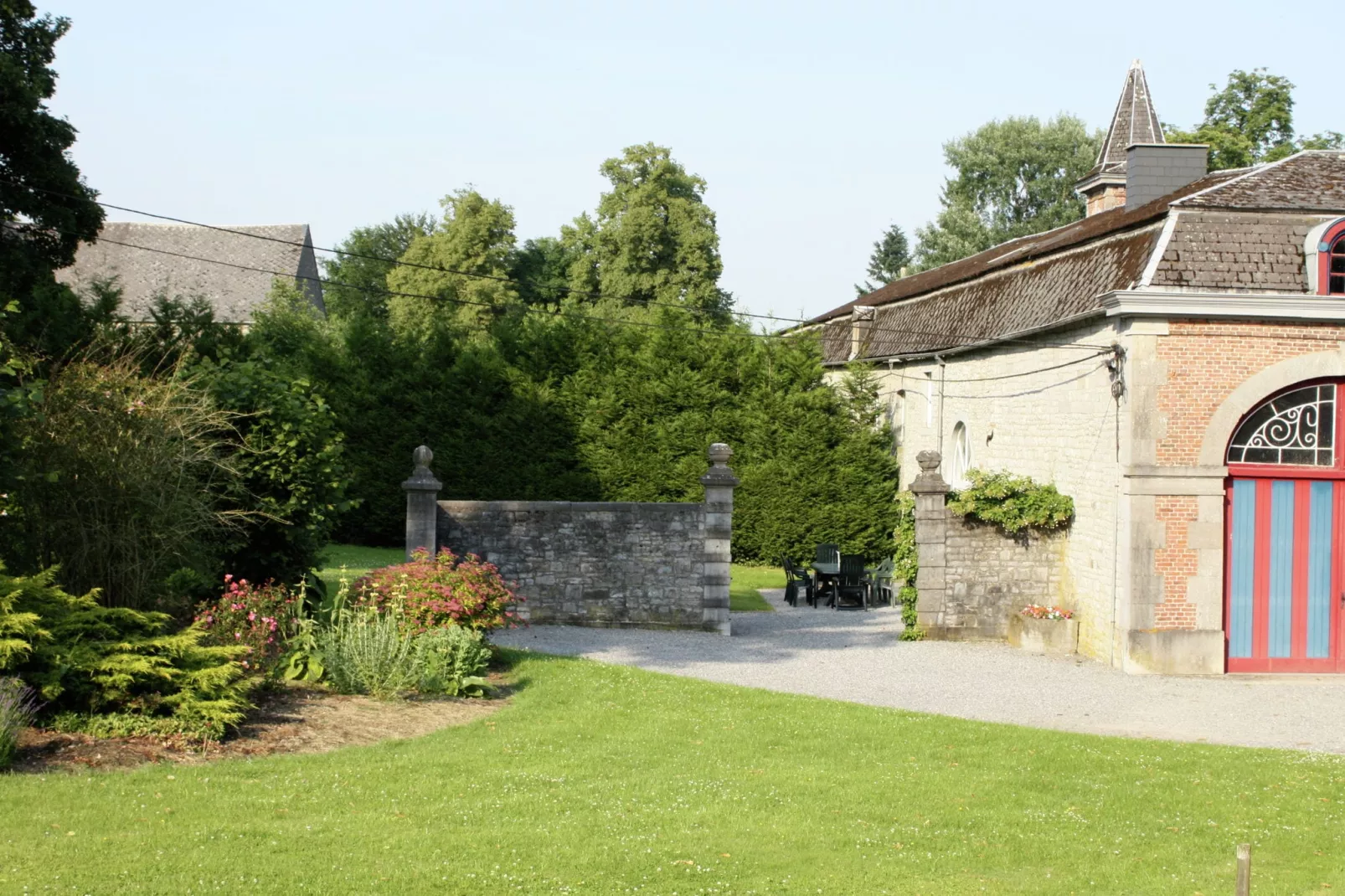 Le Clos du Château-Tuinen zomer